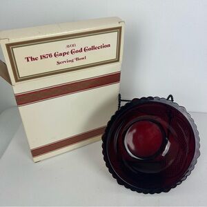 Avon 'Centennial Edition' NOS VTG '1986' 1876 Cape Cod Collection Serving Bowl